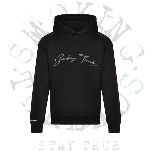 BLK/GRY SMOKING THREADS HOODIE