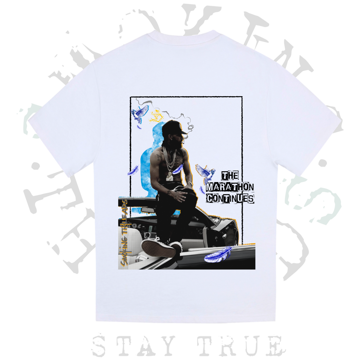HUSSLE WHT TEE