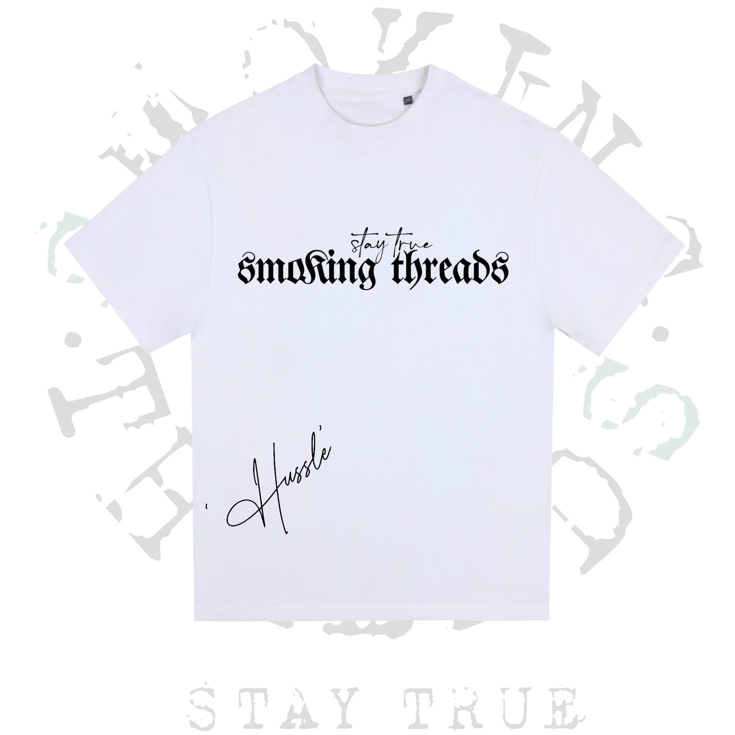 HUSSLE WHT TEE